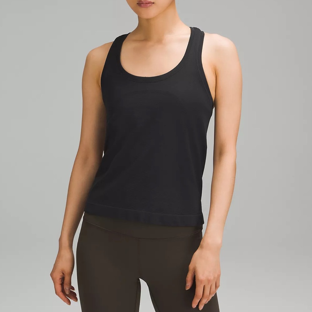 Swiftly Tech Racerback Tank Top 2.0 Race Length Black